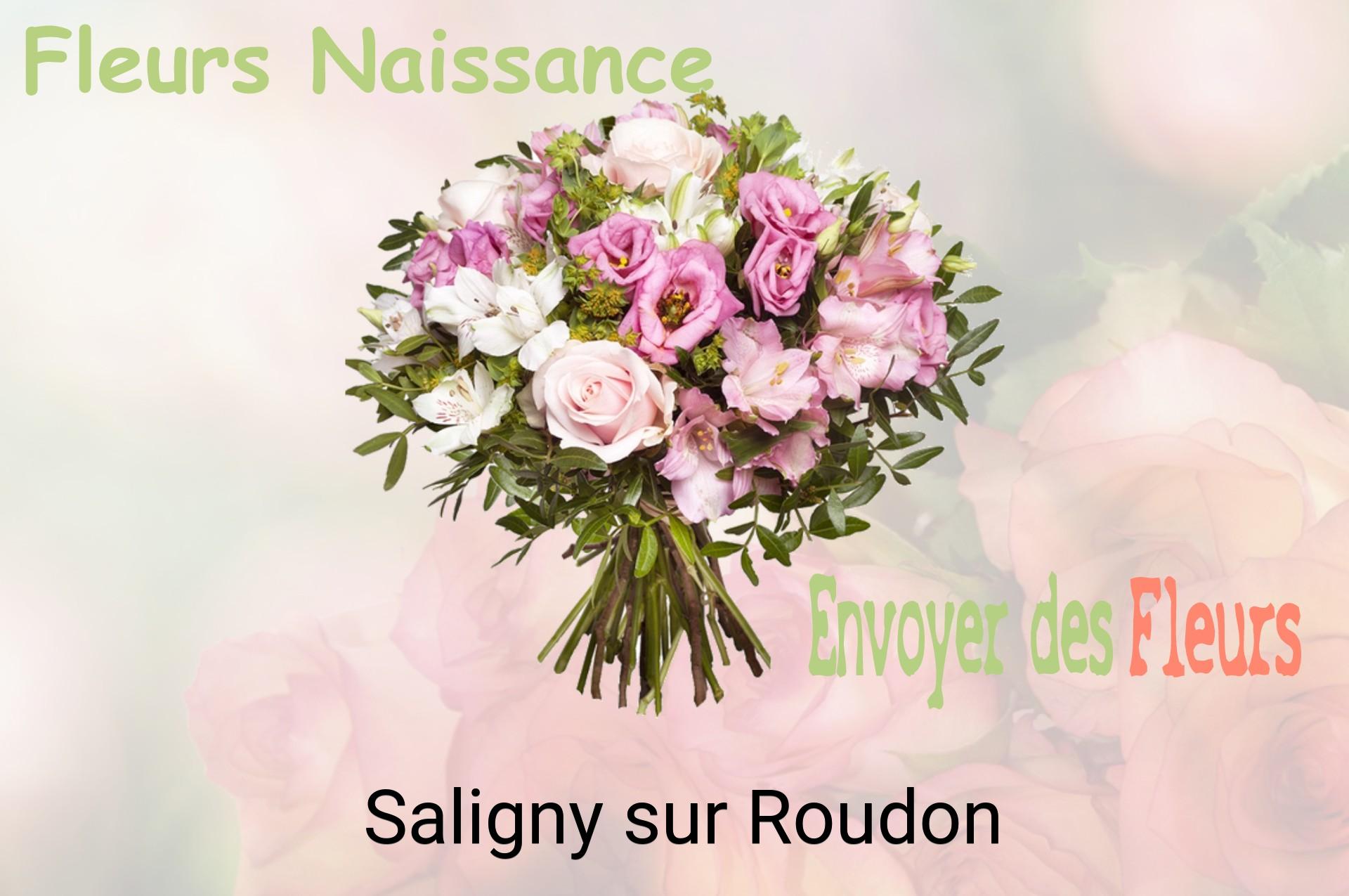 Bouquet de fleurs de naissance livré à Saligny-sur-Roudon