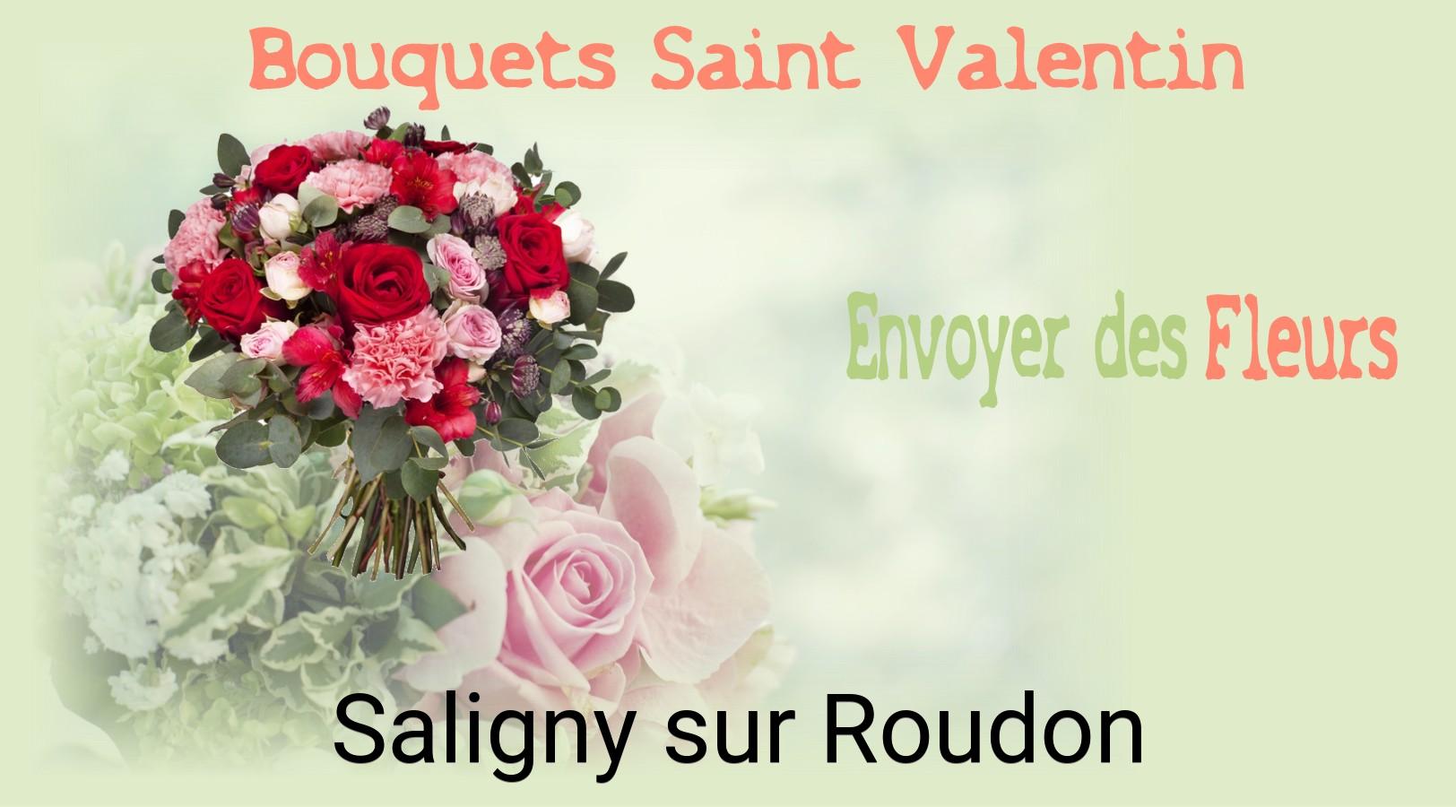 Roses de Saint-Valentin livrées à Saligny-sur-Roudon